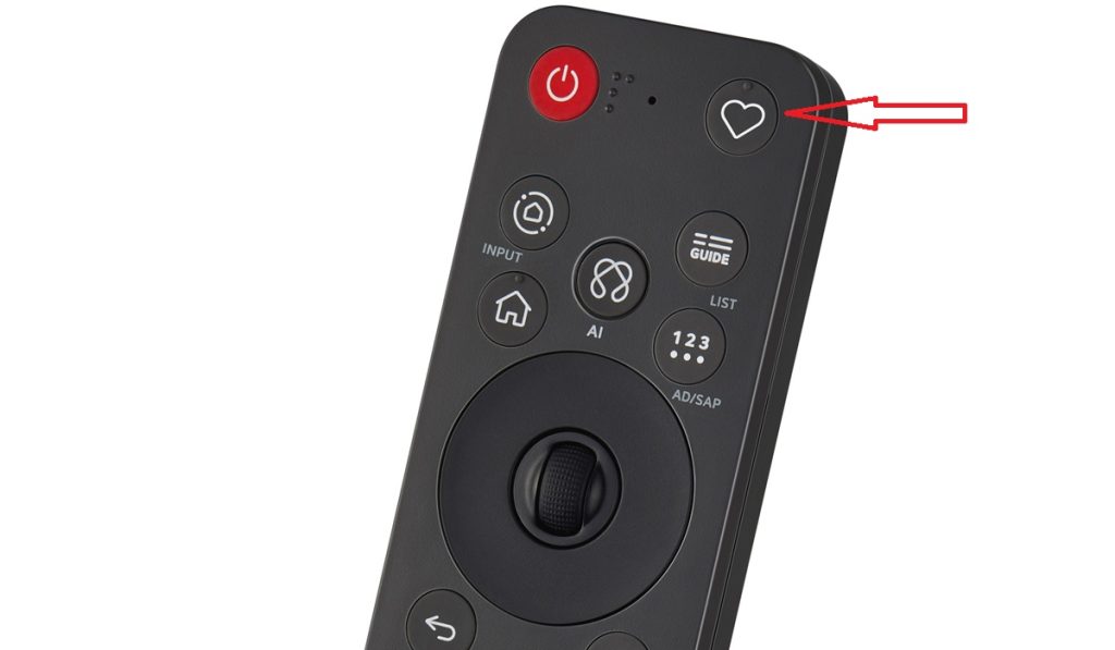 The 2026 LG Magic Remote comes with a customizable button. 