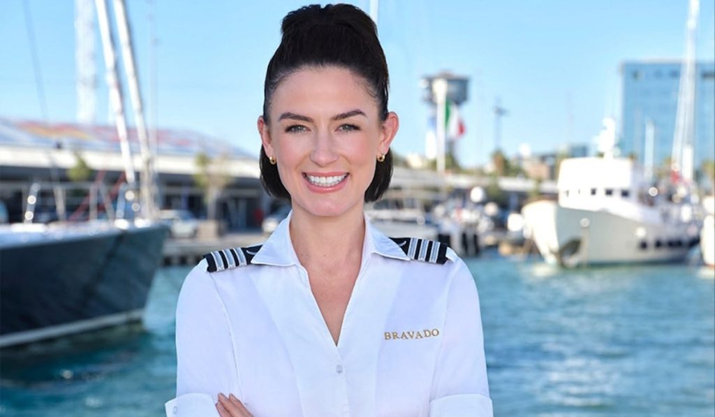 Aesha Scott, a bubbly Kiwi reality TV star and yachtie, currently starring as the Chief Stewardess on Bravo's Below Deck Mediterranean.