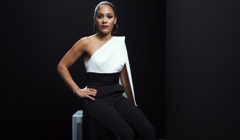 BBC Sports presenter and pundit, Alex Scott