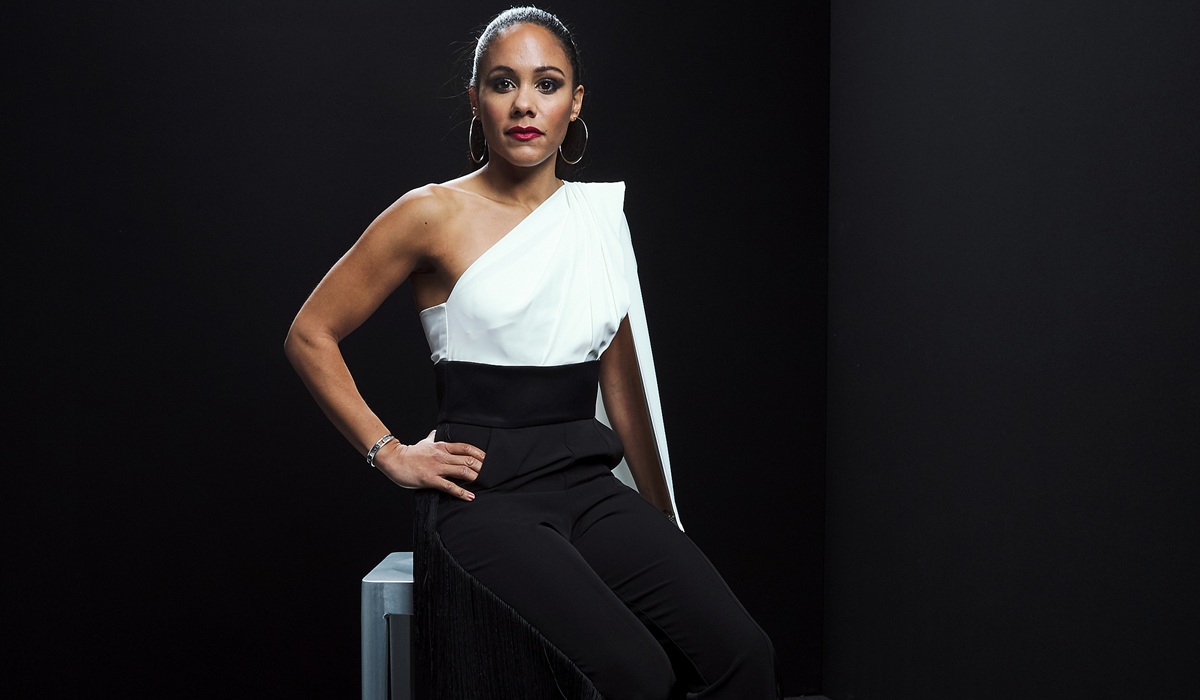 BBC Sports presenter and pundit, Alex Scott