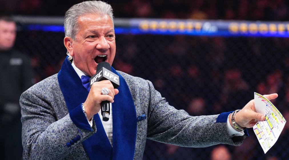 Bruce Buffer trained in judo before moving into Tang Soo Do.
