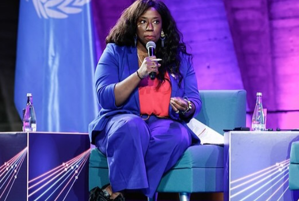 Georja Calvin-Smith has hosted big interviews, including several heads of state. Image: Instagram/journogeorja