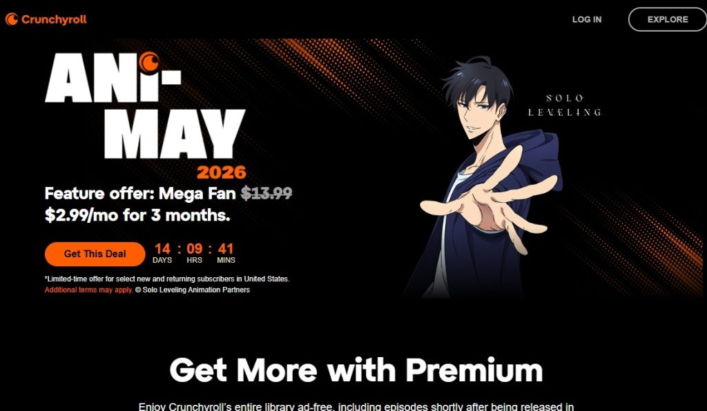 Crunchyroll Ani-May membership deal is only available until May 21, 2026. 