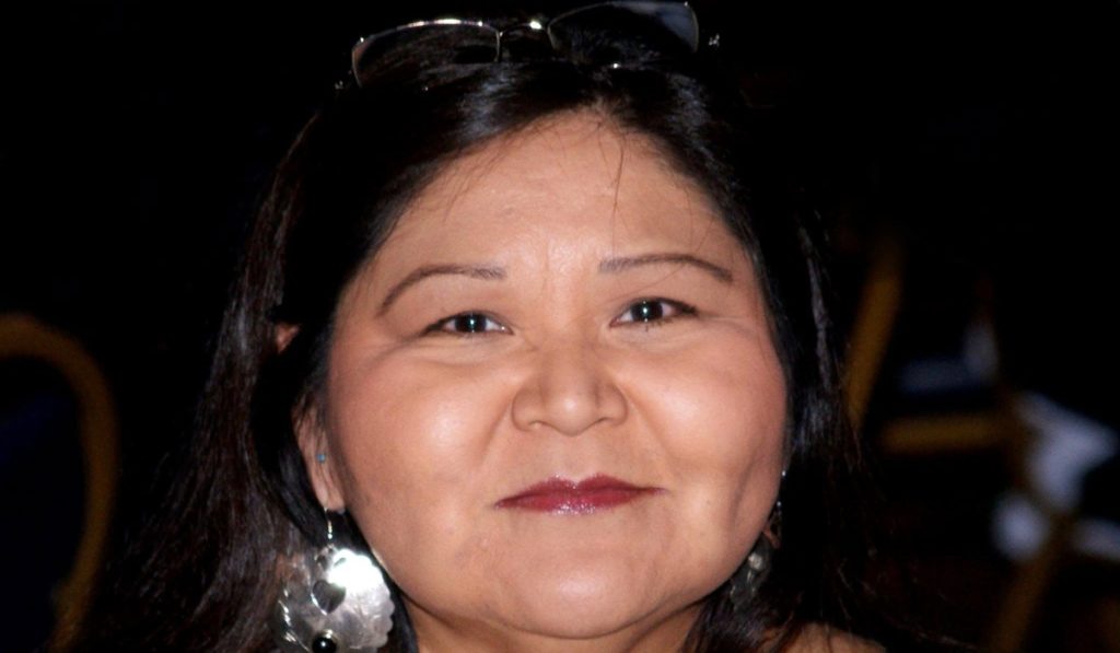 Elaine Miles works as a community advocate for Native American rights.