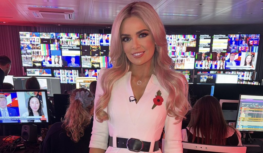 Ellie Costello hosts the breakfast news show at GB News
