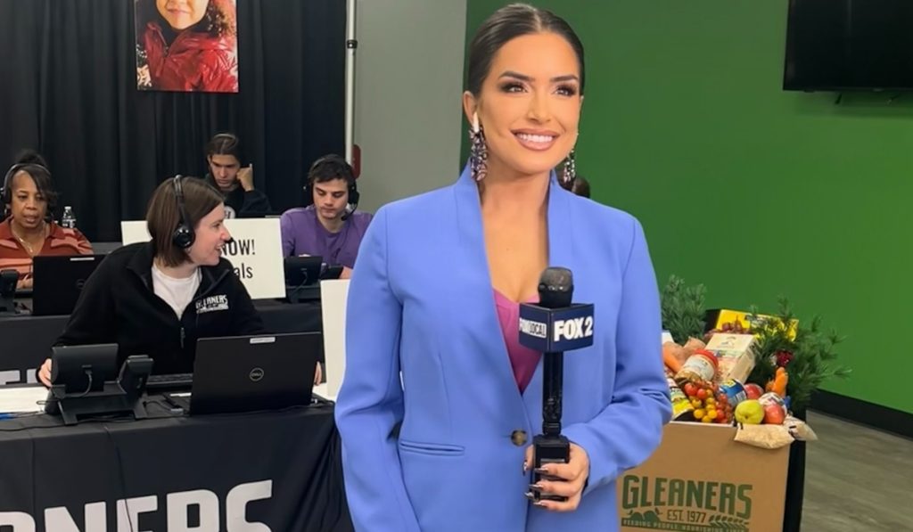 Erica Francis anchors the early morning news.