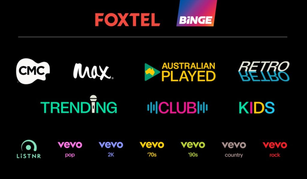 You can enjoy a wide variety of music content on Foxtel.