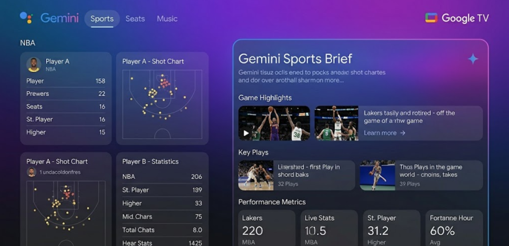 Gemini for TV Sports Brief