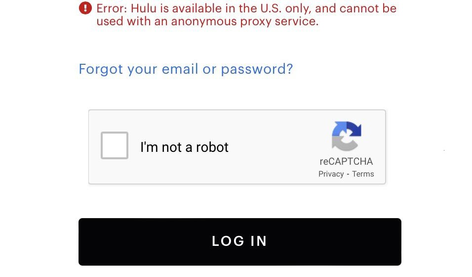 Hulu is available in the US only
