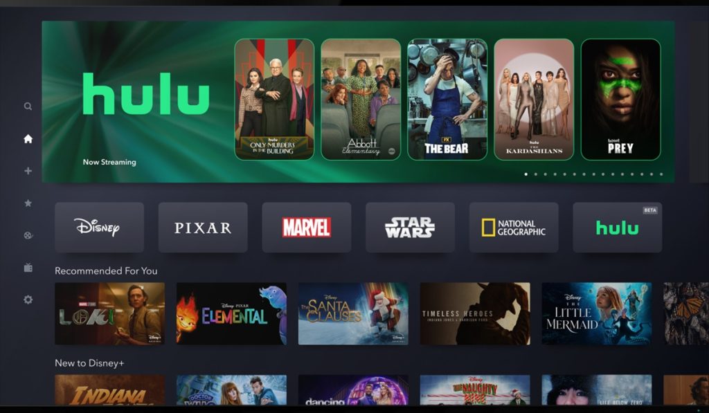 Disney has been gradually integrating the Hulu service into Disney+.