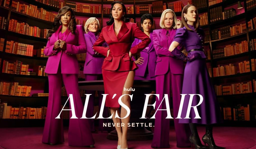 The new season features Kim Kardashian as she navigates her role in the Hulu TV show, All's Fair.