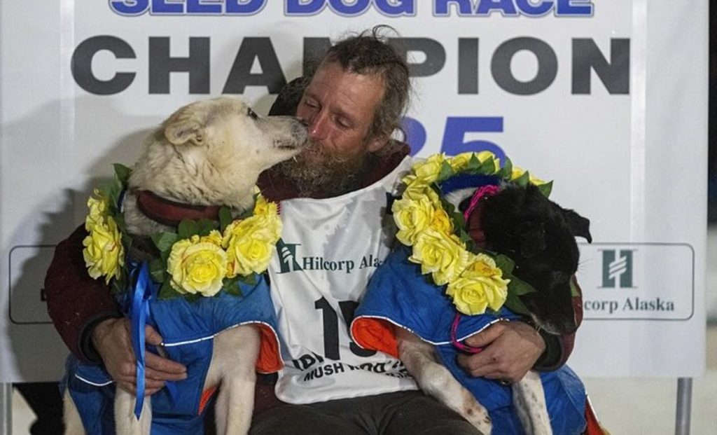 Jessie Holmes is a dog sled racer.