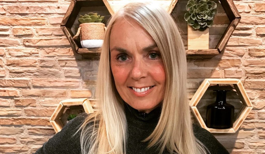 Jill Franks, a veteran British television presenter who has been a staple host on QVC UK since 1997.