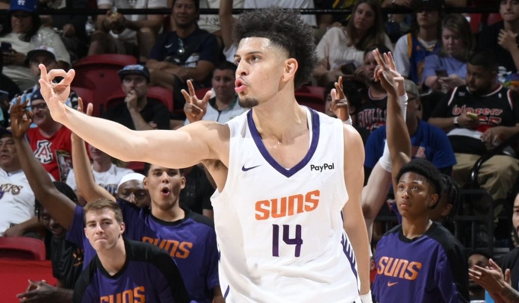 Koby Brea plays for the Phoenix Suns in the NBA