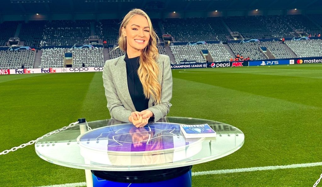Laura Woods is the lead football presenter for ITV Sport.