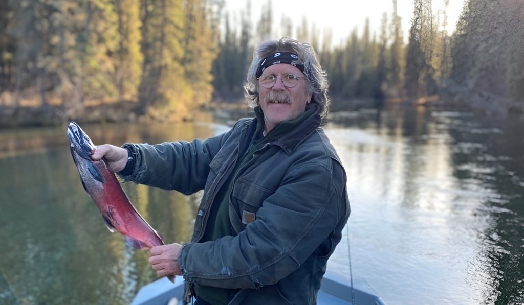 Marty Meierotto lives off the land in the Alaskan Wilderness.