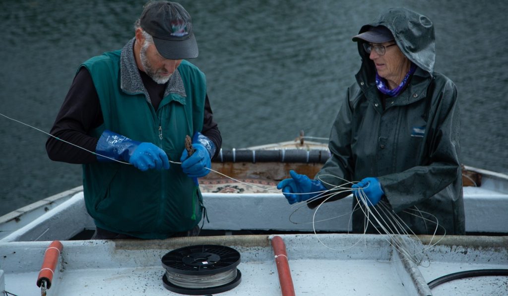 Michael "Jiggy" Nichols and Gail Sterling live in Port Protection, but also spend time in Hawaii during the freezing off-season