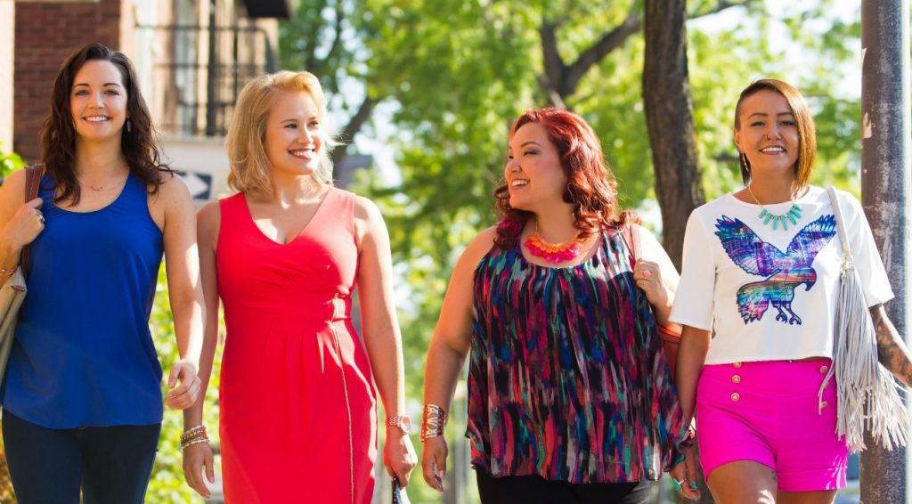 Mohawk Girls is a Canadian dramedy that chronicles the lives of four Mohawk women.