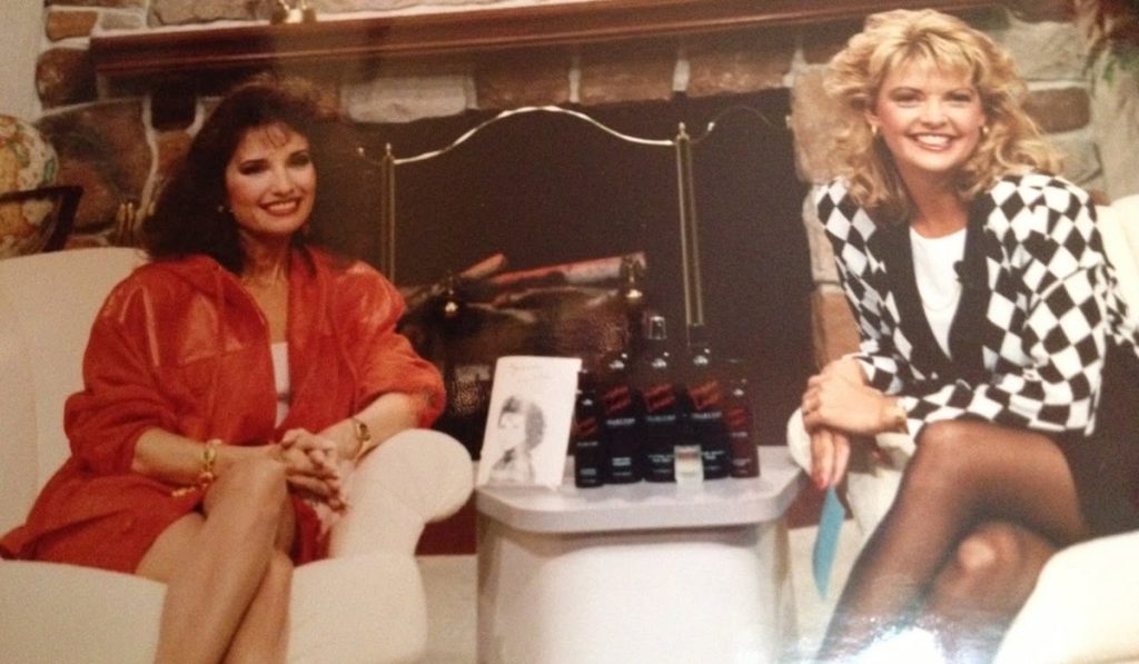 Pat James DeMentri (right) has been with QVC since 1987