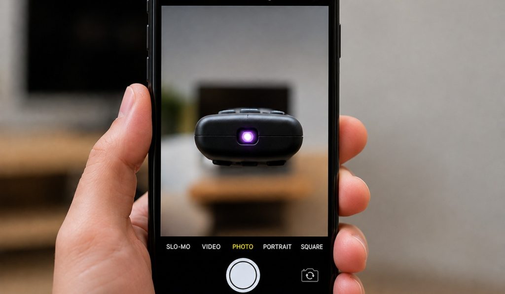 You can test if a remote control is working by using your smartphone camera as an Infrared (IR) detector.