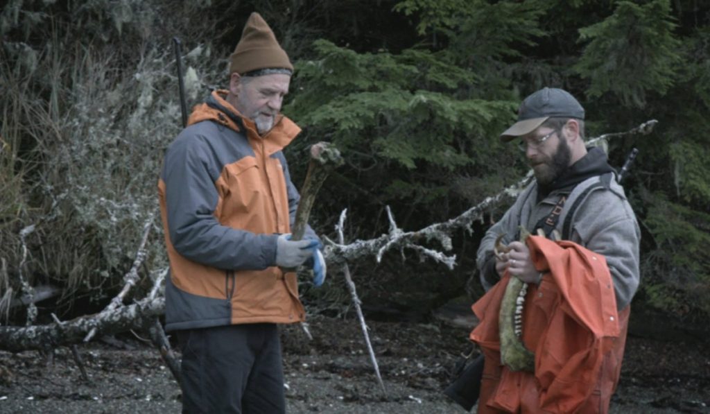 Father and son duo, Sam and Matt Carlson, are still living in Port Protection