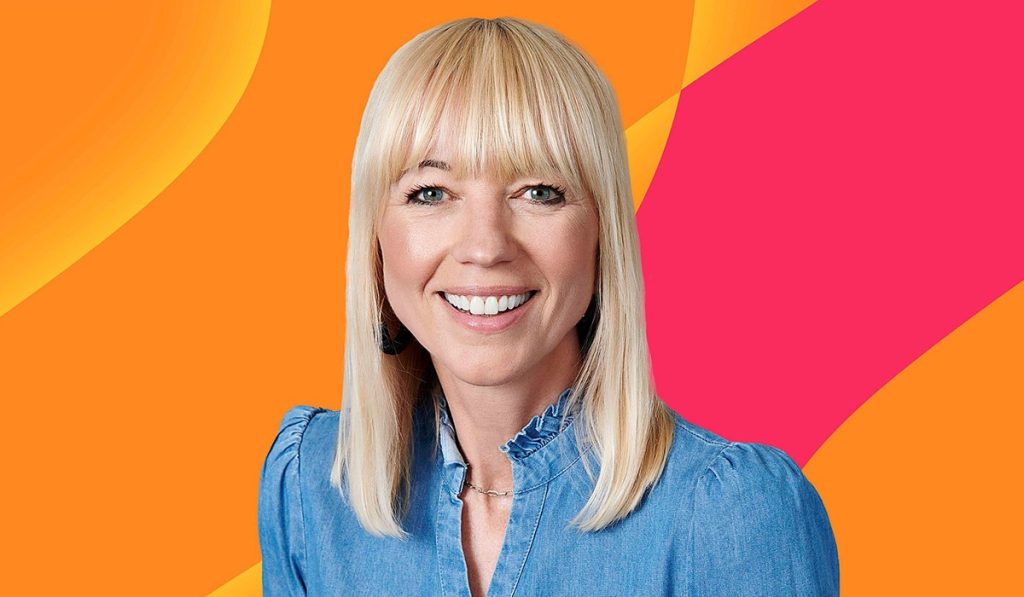 Sara Cox hosts the Breakfast Show on BBC Radio 2. 