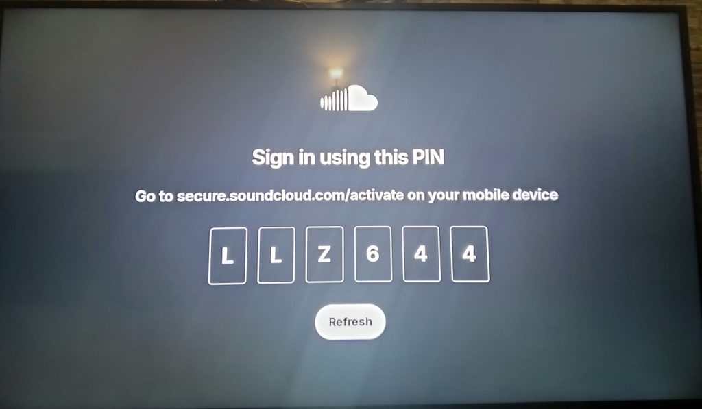 SoundCloud activation code