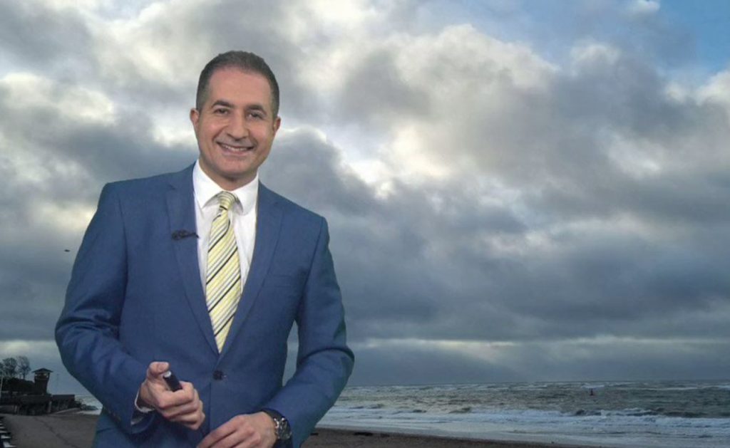 Stav  Danaos combines self-taught enthusiasm for weather with professional broadcasting.
