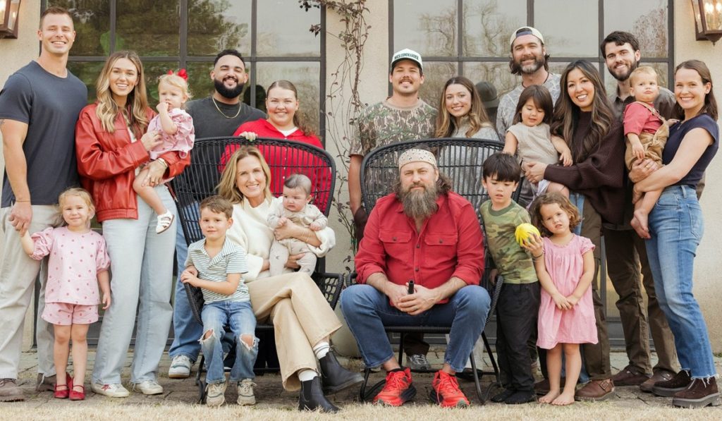 The Robertson family, who are behind the Duck Commander and Duck Dynasty empire.