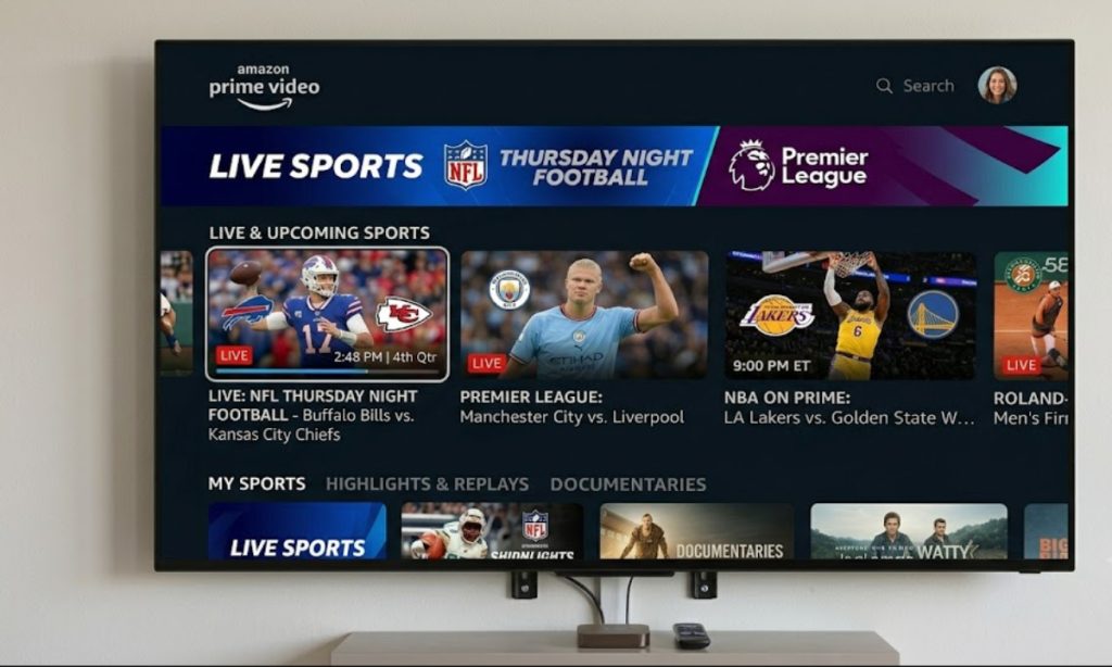 Watch sports on Amazon Prime Video - Image: Streamdiag