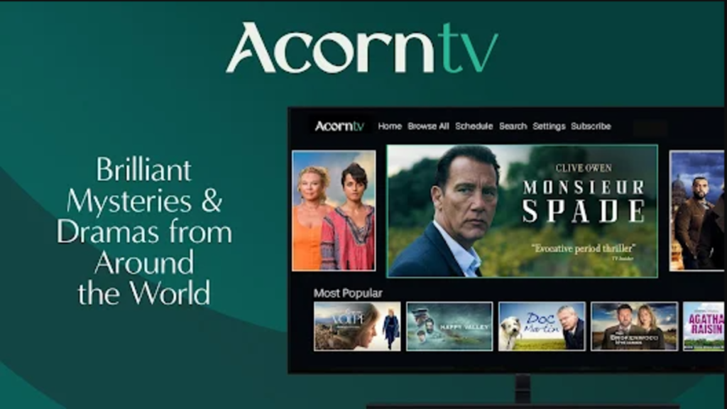 Acorn TV Mysteries - Image: Google Play