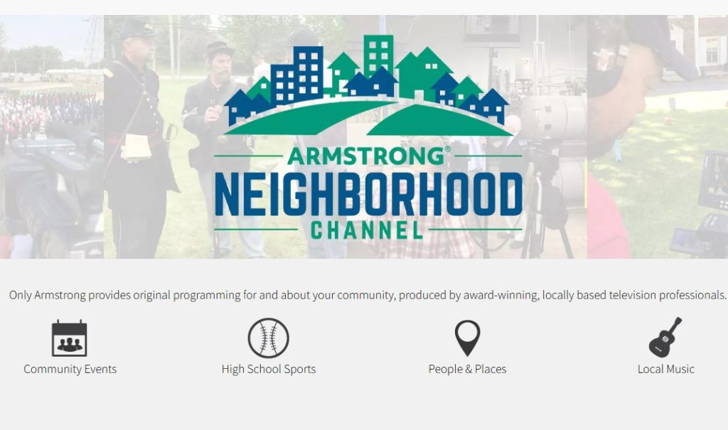 Armstrong Neighborhood Channel is one of the local channels available in the Armstrong basic cable package.