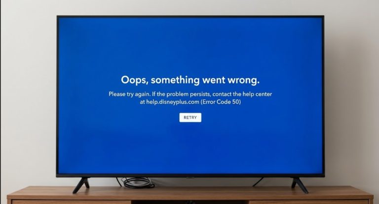 Disney Plus error code 50