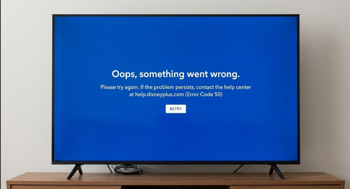 Disney Plus error code 50