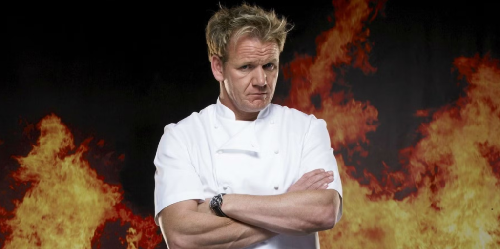 Hell's Kitchen Gordon Ramsay promotional portrait - Image: screenrant.com