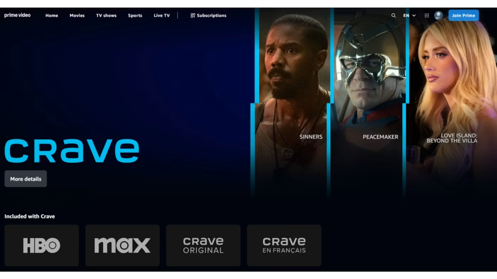 Crave Homepage
