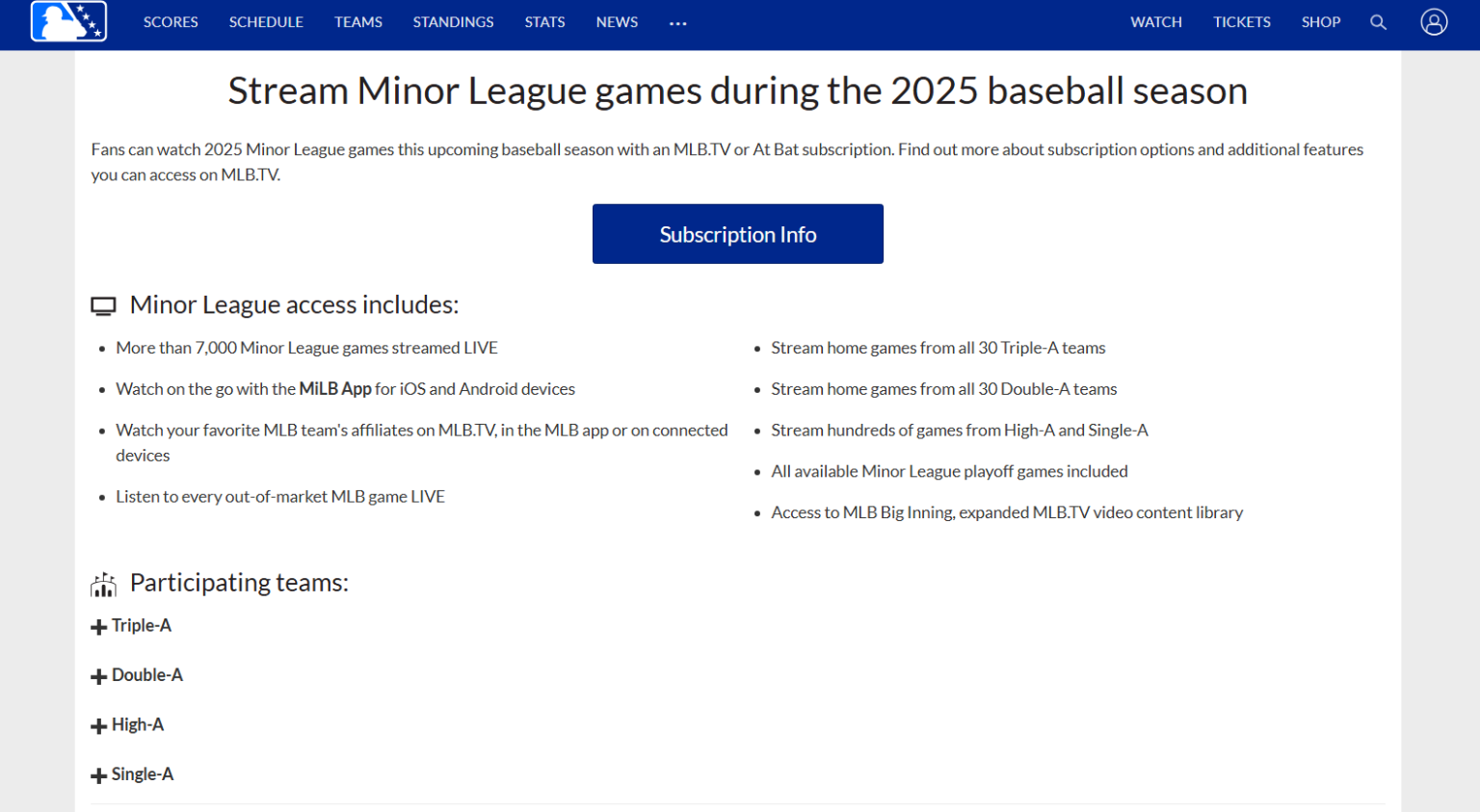 10 best sites to watch Minor League Baseball games live - StreamDiag