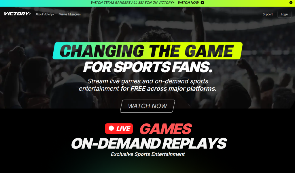 Victory+ seasonal DTC page