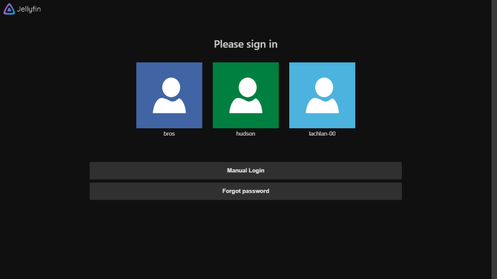 Jellyfin with multiple profiles