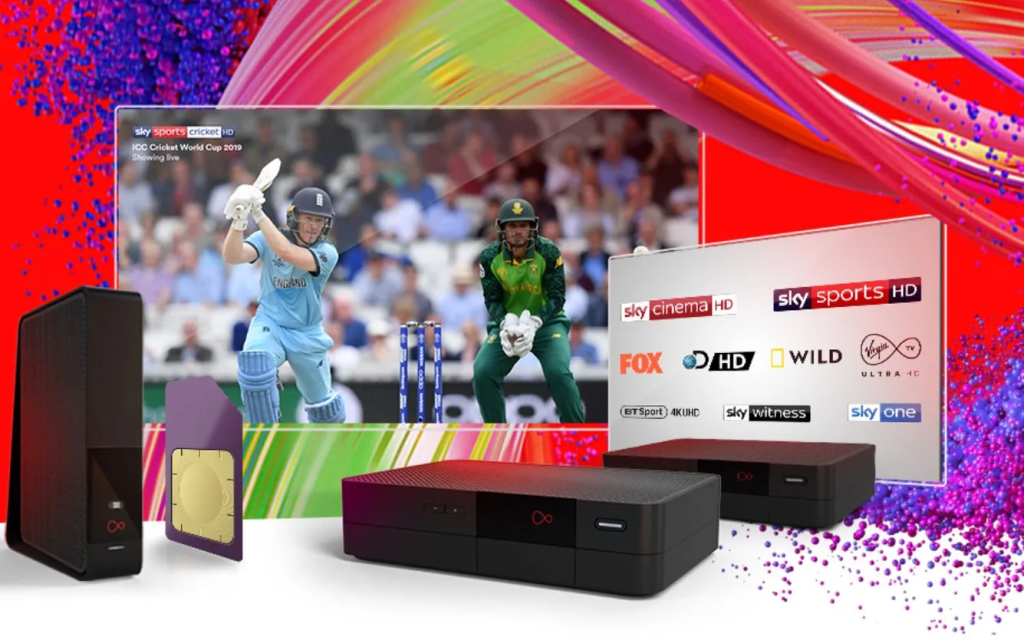 Sky sports Live on Virgin Media TV