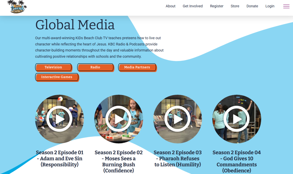 KiDs Beach Club TV home