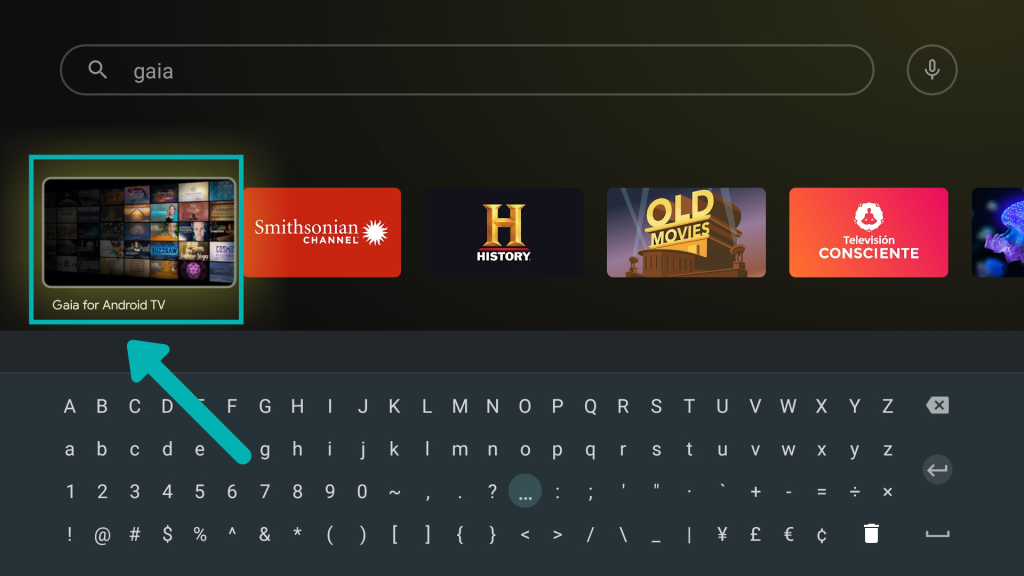Gaia app on playstore