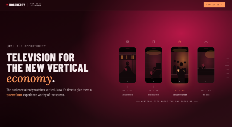 RoseBerry Media homepage