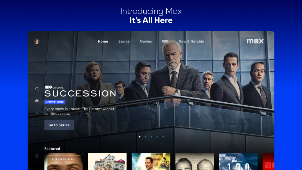 Max homepage