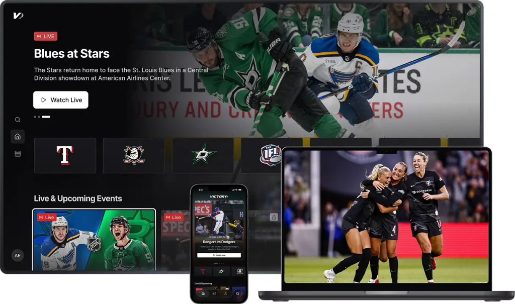 Victory+ on various devices