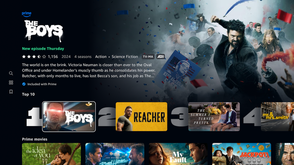 Prime Video home