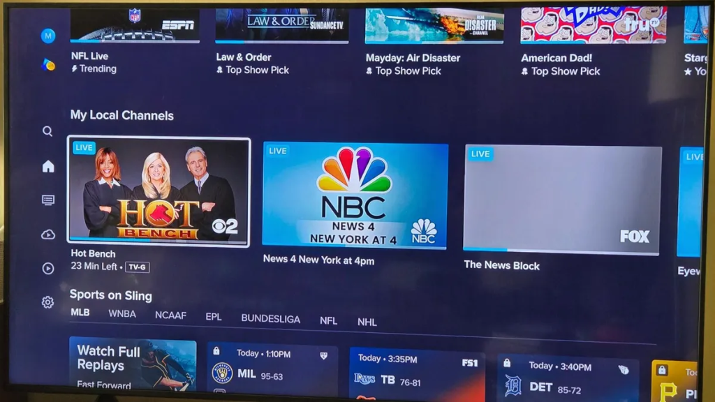 Sling on TV