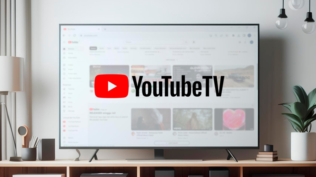 YouTube TV homepage