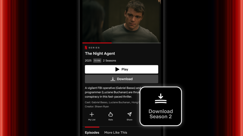 Netflix offline downloads