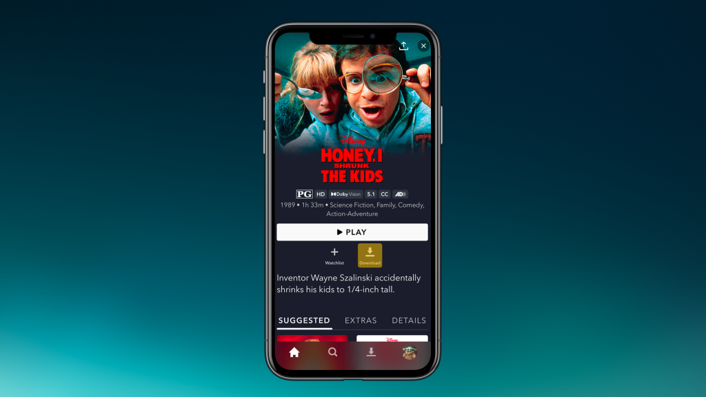 Disney+ offline downloads